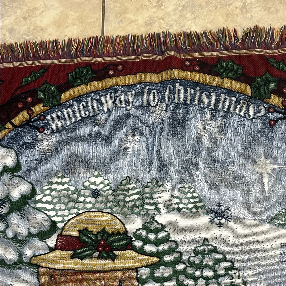 Holiday Tapestry Blanket-Bainbridge Bears
